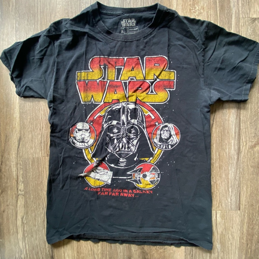 Star War’s Vintage Men’s/Youth T-Shirt -black size s